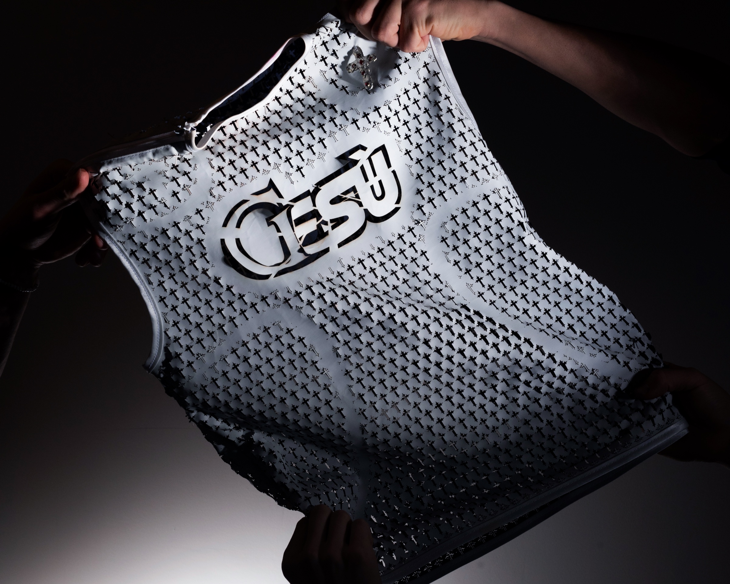 Novanta lettering and lasercut design